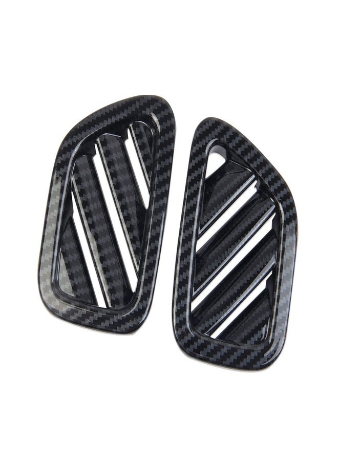 Fewshaw Carbon Fiber Air Vent AC Outlet Cover Trim Above Dashboard Accessories for 2021-2024 Chevy Tahoe Suburban for 2021-2024 GMC Yukon - Image 2